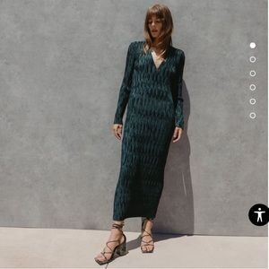 Zara Pleated MIDI Dress